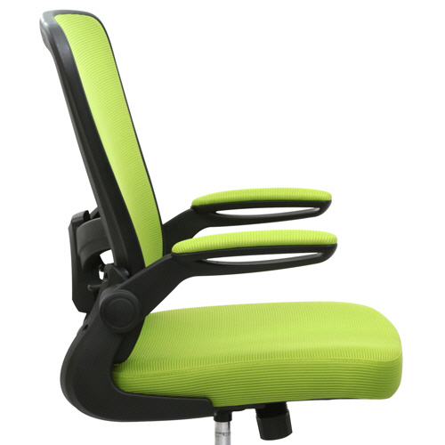 たのめーる】メッシュチェアNRD 肘付 ブラック 1脚の通販