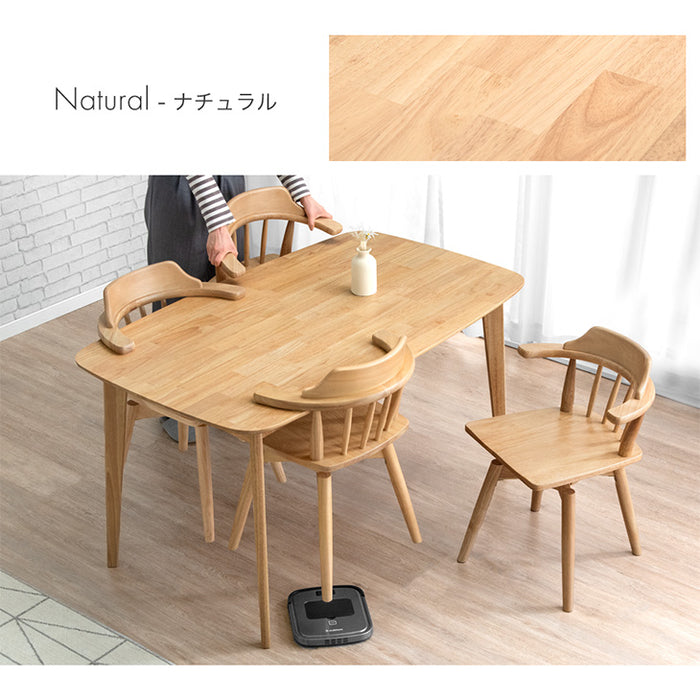 幅135］ダイニングテーブルセット 4人掛け 5点セット 木製 長方形