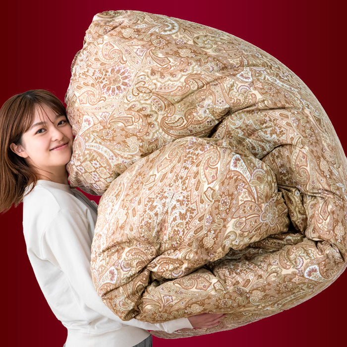 セミダブル] 羽毛布団 超増量1.7kg 日本製 マザーグースダウン95％ CIL