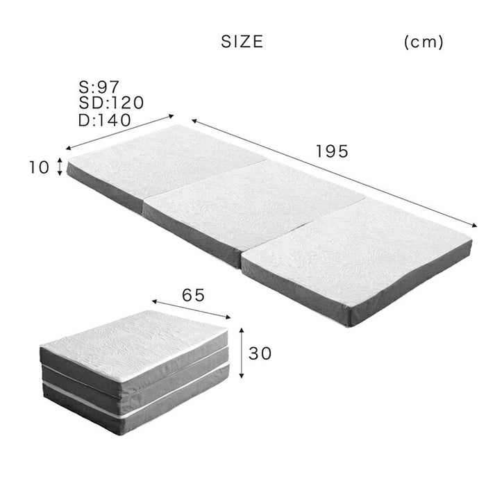 セミダブル］【3層×3ゾーン】プレミアム 純高反発マットレス 高弾性 3