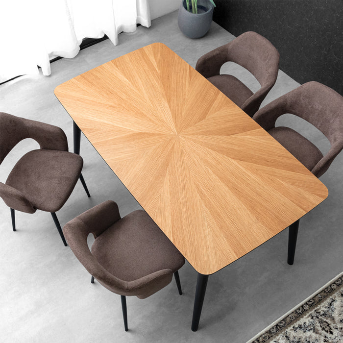 幅150］ダイニングテーブル 5点セット 4人掛け 長方形 木製 おしゃれ