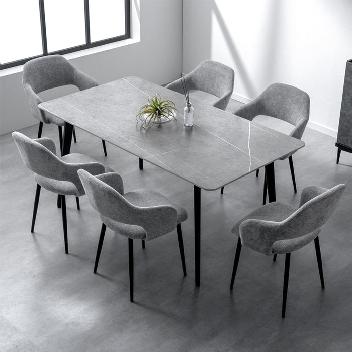 幅140cm］ダイニングテーブルセット 7点セット 6人掛け セラミック天板