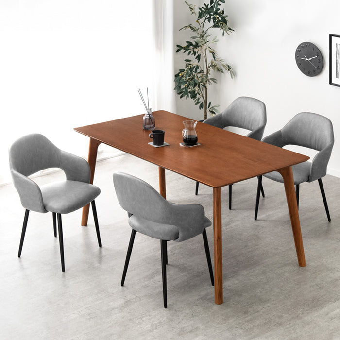 幅150］天然木アッシュ ダイニングテーブルセット 4人掛け 5点セット