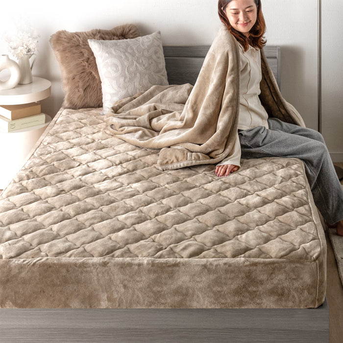 クリアランス】［シングル］敷パッド一体型 ボックスシーツ 洗える