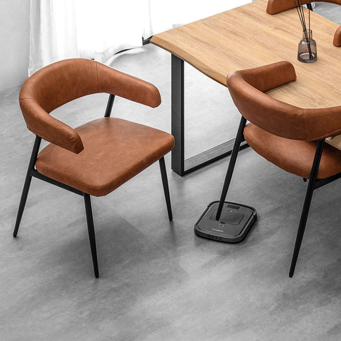 4脚セット］お掃除ロボット対応 ダイニングチェア 肘付き ハンギング