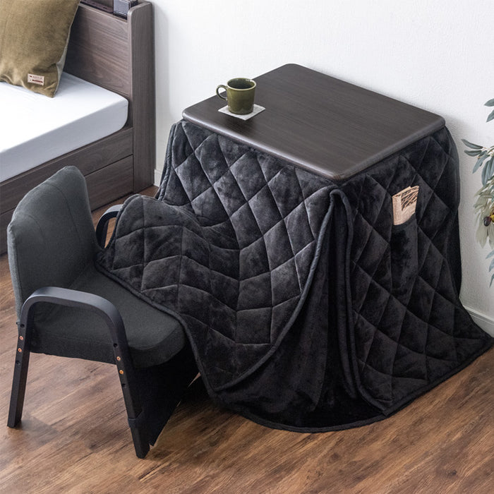 3点セット] 60×50cm パーソナルこたつ デスク チェア 専用掛布団 ハイ