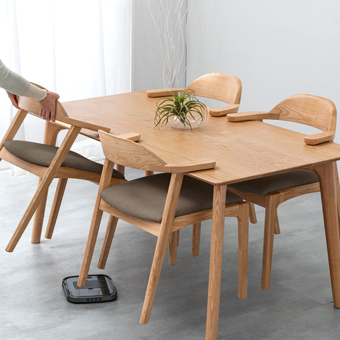 幅150］ALL天然木アッシュ ダイニングテーブルセット 5点セット 4人