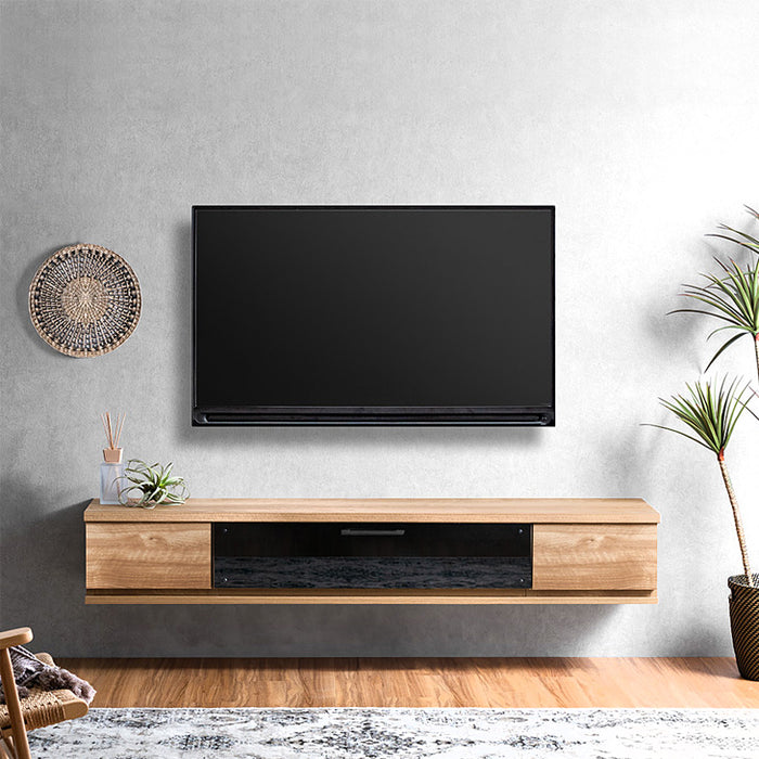 幅180］テレビ台 フロート 壁掛け 完成品 国産 大川家具 引き出し収納