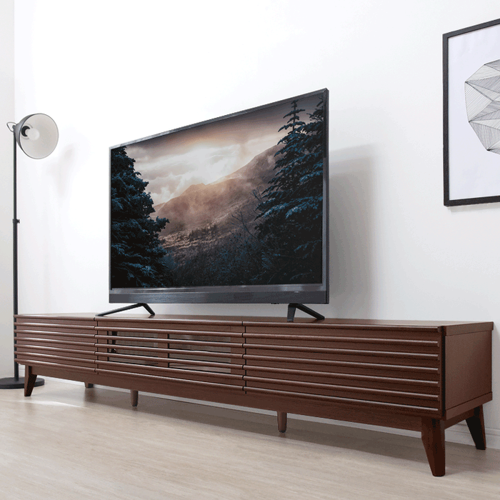 幅200cm] テレビ台完成品 アッシュ 無垢材 おしゃれ 天然木