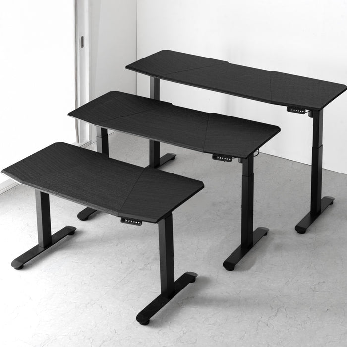 幅120] 電動昇降デスク 耐荷重120kg オフィスデスク 高さ調節 在宅