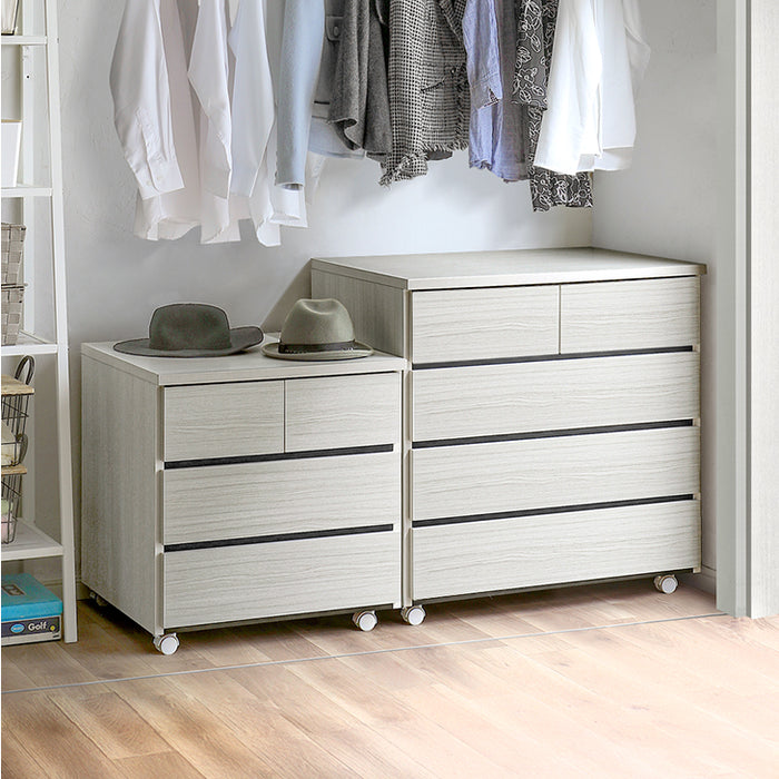 3段 幅60cm］押入れ収納 キャスター付き チェスト 国産 完成品 大容量
