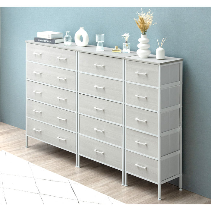 5段 木目チェスト 幅80 軽量 タンス 衣類収納 リビング収納 北欧 収納