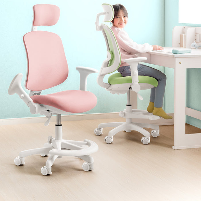 長く使える多機能 ハイバック 学習チェア 着座ロック ON/OFF切替