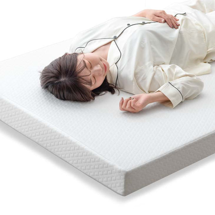 シングル] 高弾性 高反発 マットレス 一体型 10cm厚 国産〔23300071