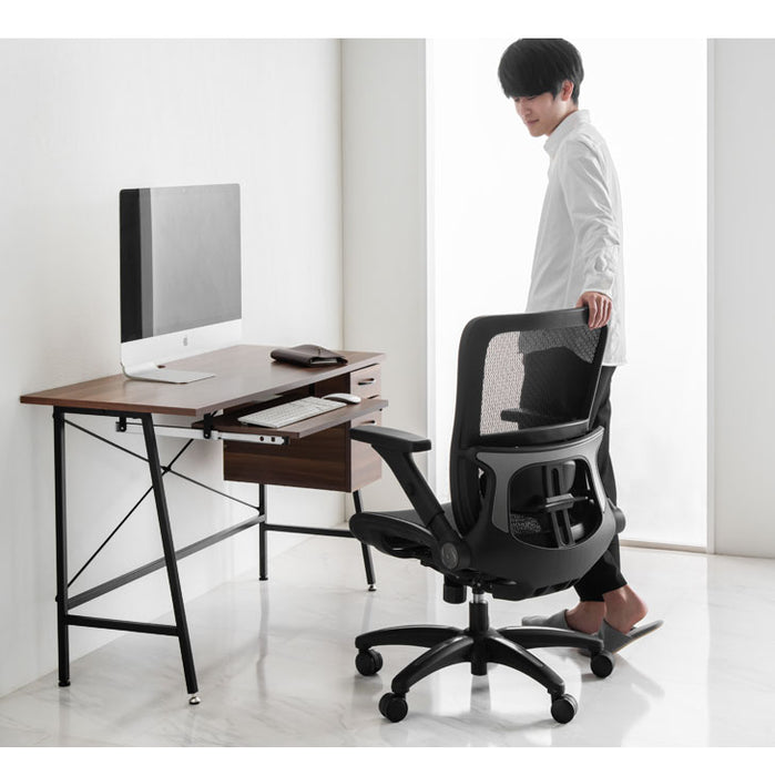 4Dアームレスト 可動ランバーサポート メッシュ オフィスチェア デスク