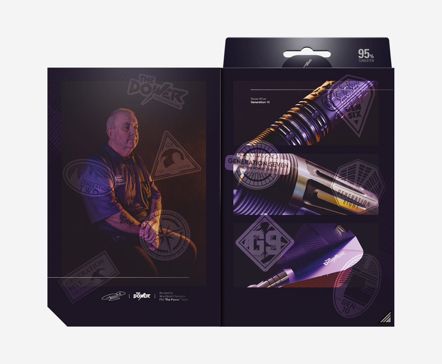 Phil Taylor Power 9Five G10 Soft Tip Darts | Target Darts