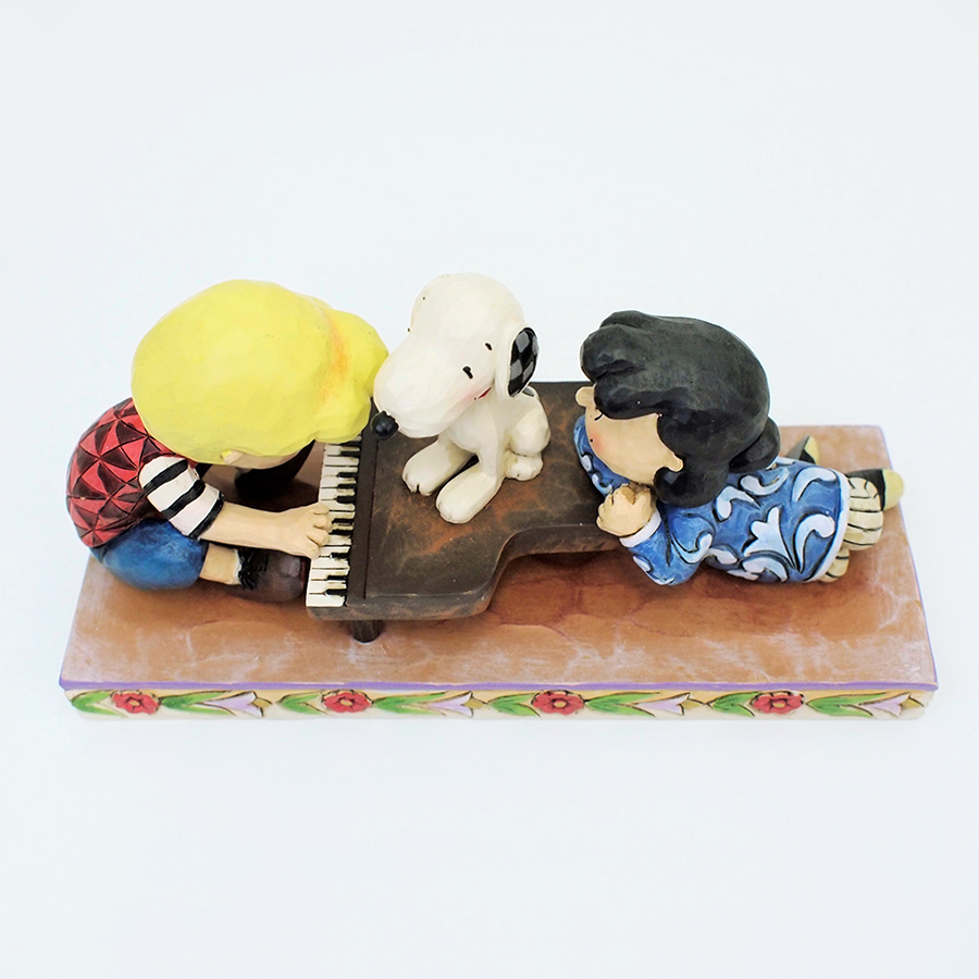 JIM SHORE】フィギュア シュローダー with ルーシー&スヌーピー | GUND