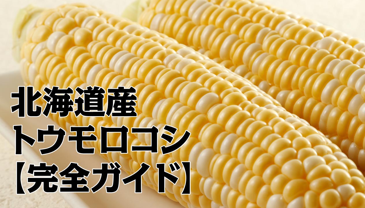 北海道の甘いとうもろこしを発見：ジューシーな完熟の味わい～歴史から