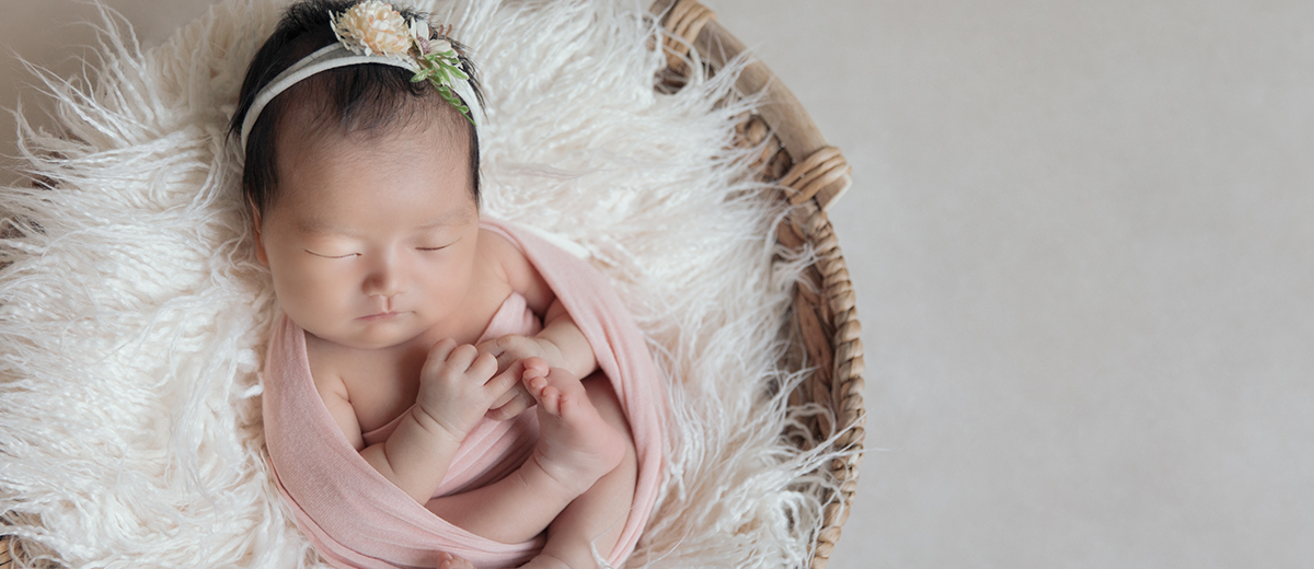 スリーピングニューボーンフォト | 入院について | 立花レディース