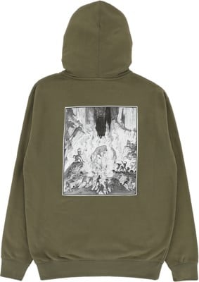 Spitfire Inferno K.T.U.L. Zip Hoodie - army/black-white | Tactics