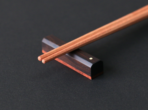 忠之助商店 / マルナオ 八角箸 WPC+紫檀 (赤)