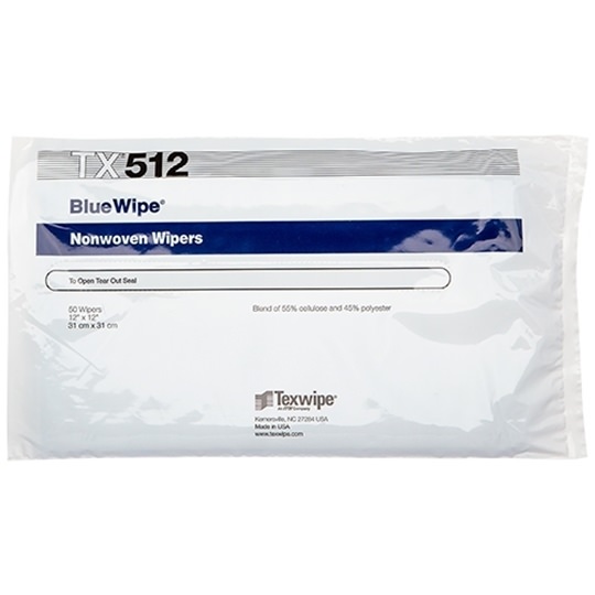 Texwipe. BlueWipe® TX512 Dry Nonwoven Cleanroom WIpers