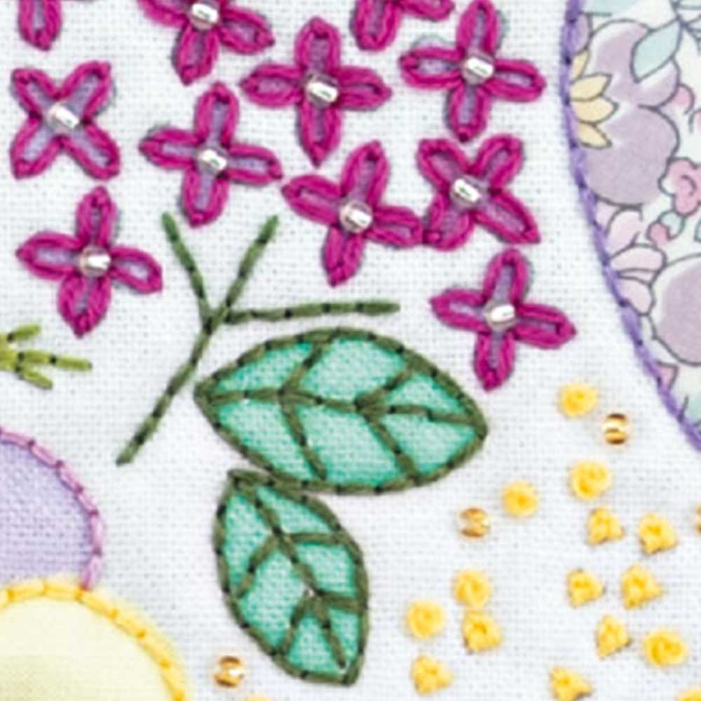 ホビーラホビーレ アップリケタペストリー［フラワータイム］: キット