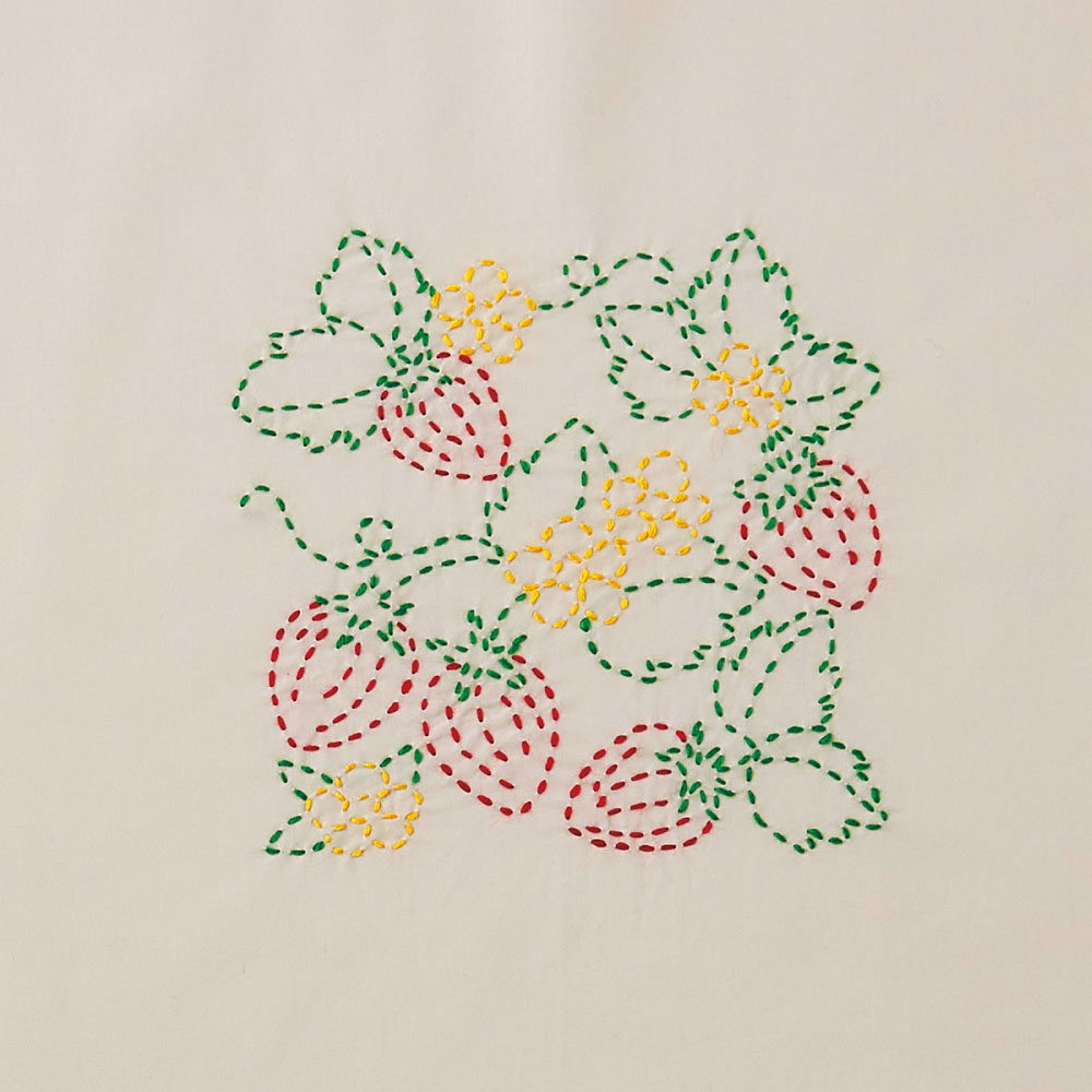 毎月お届け】縫製済み彩葉・刺し子の風呂敷 手づくりキット（Bコース