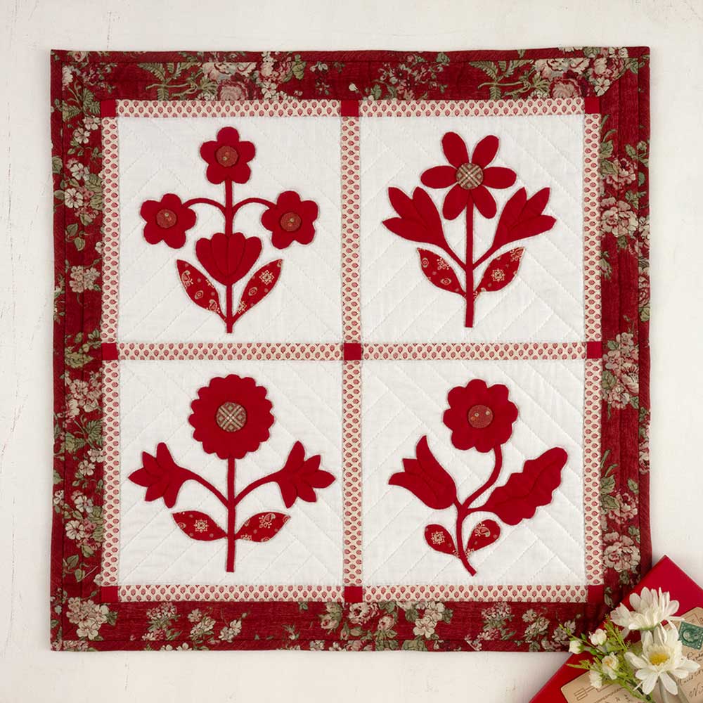 赤・白のタペストリー: キット｜手づくりタウン by 日本ヴォーグ社