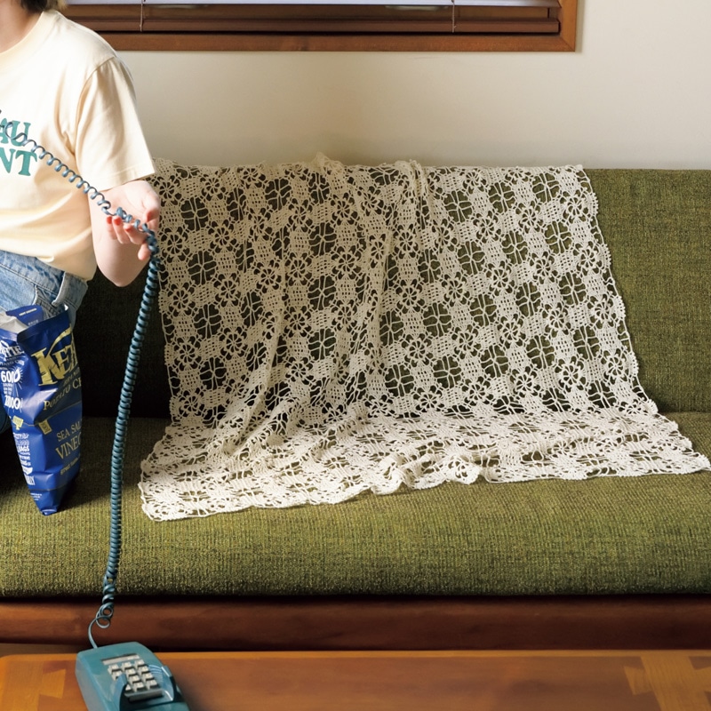 レシピ〉レースモチーフのマルチクロス: レシピ｜手づくりタウン by