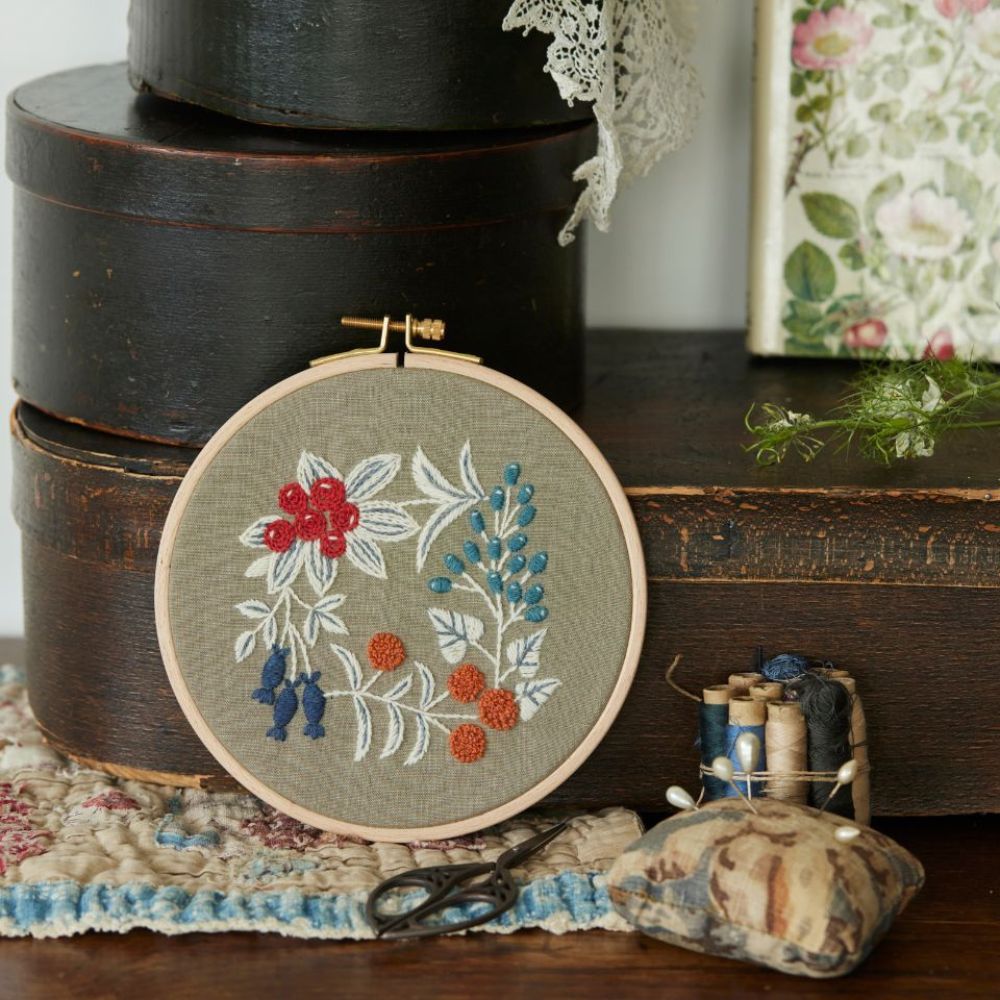 飾って楽しむ、額縁付き刺しゅうキット｜日本ヴォーグ社