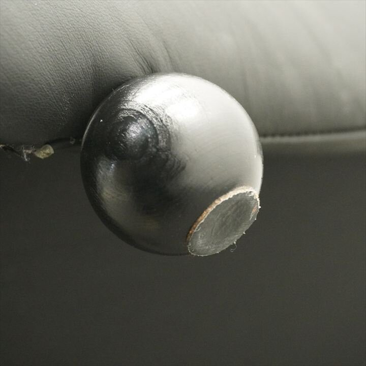 WITTMANN ヴィットマン 1Pソファ 本革 ブラック (2)- 中古オフィス家具