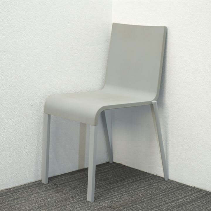 ヴィトラ .03(ゼロスリー) スタッキングチェア グレー- 中古オフィス