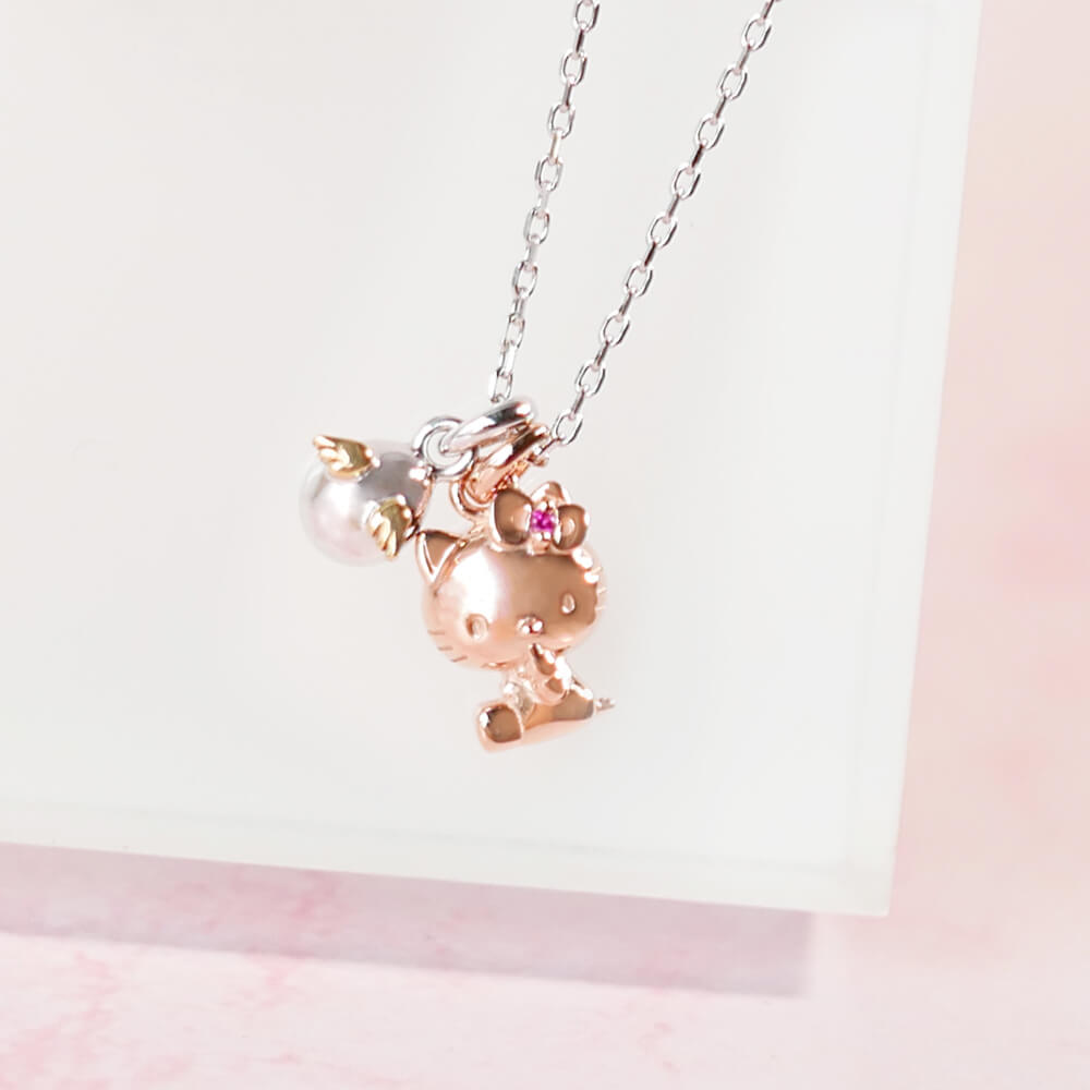 ハローキティコラボネックレス｜天使の卵 輝く天使の羽