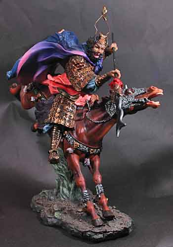 三国志フィギュア張飛 (彩色仕上げ) 【正子公也原作】 - 横浜中華街