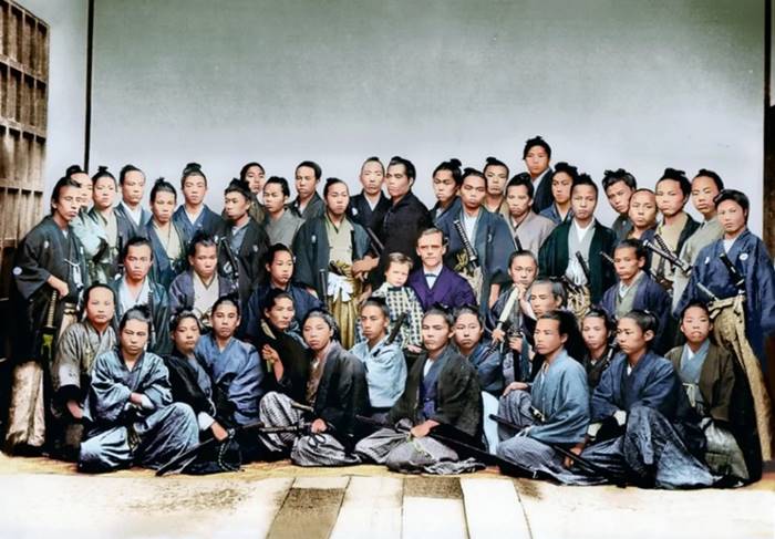 グイド・フルベッキ 致遠館の学生群像 「フルベッキ群像」 カラー