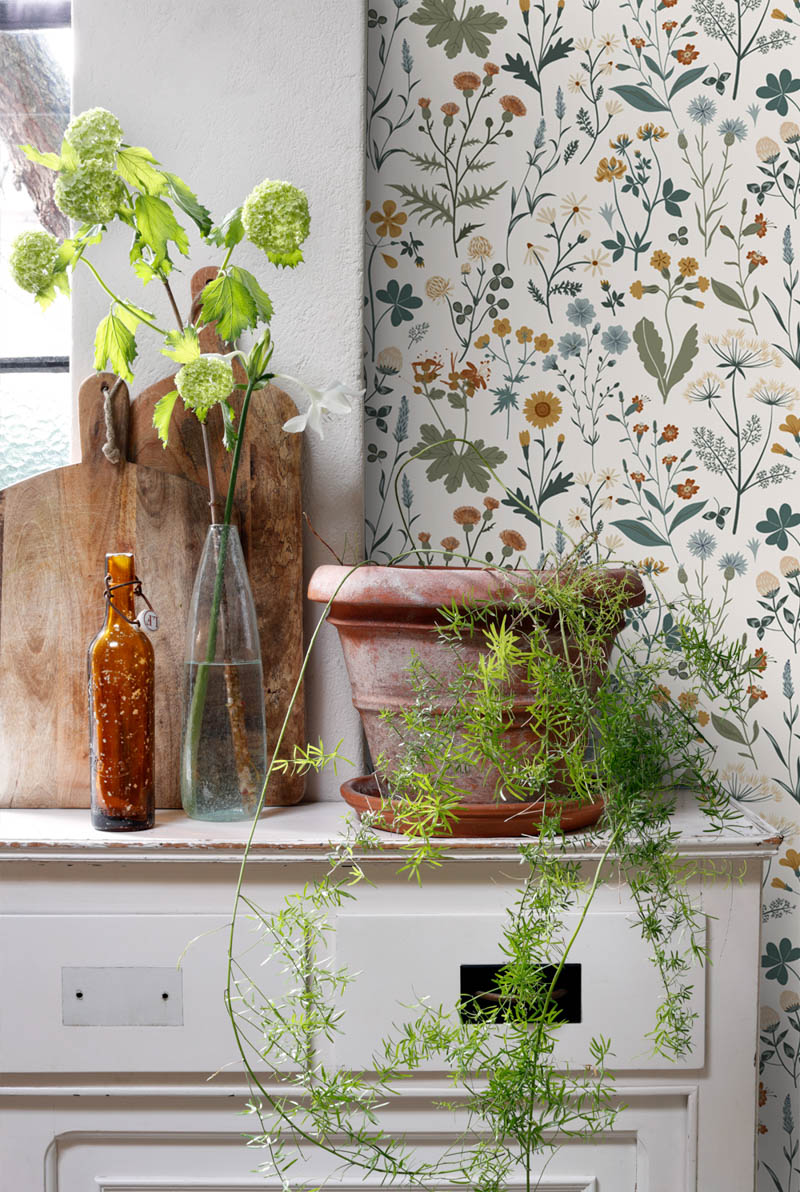 VINTAGE FLOWERS 158-139391 | 輸入壁紙(クロス)のテシード