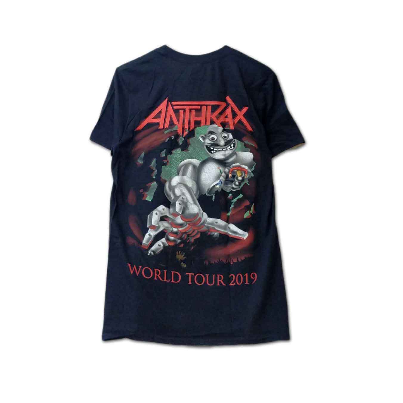 Anthrax バンドTシャツ アンスラックス Notman Of The World Tour 2019