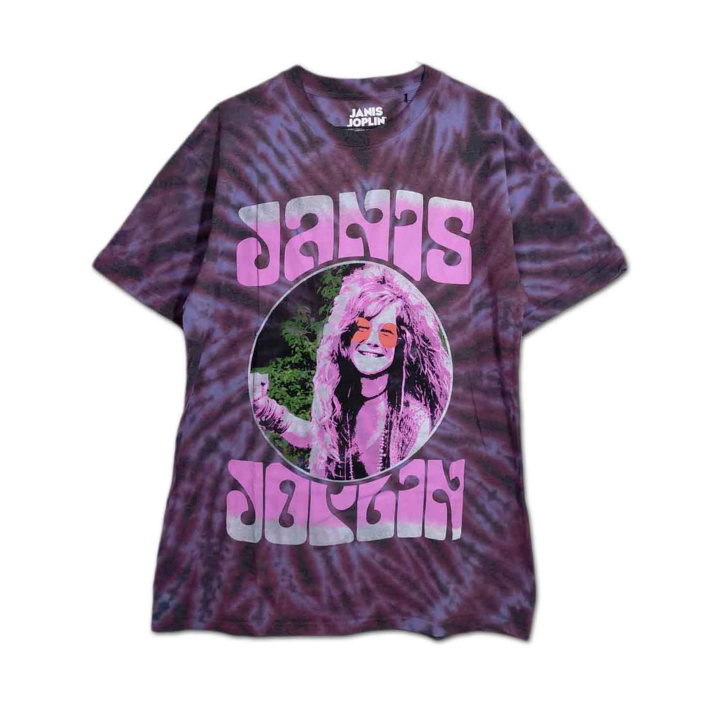Janis Joplin Tシャツ ジャニス・ジョプリン Pink Shades Dip-Dye