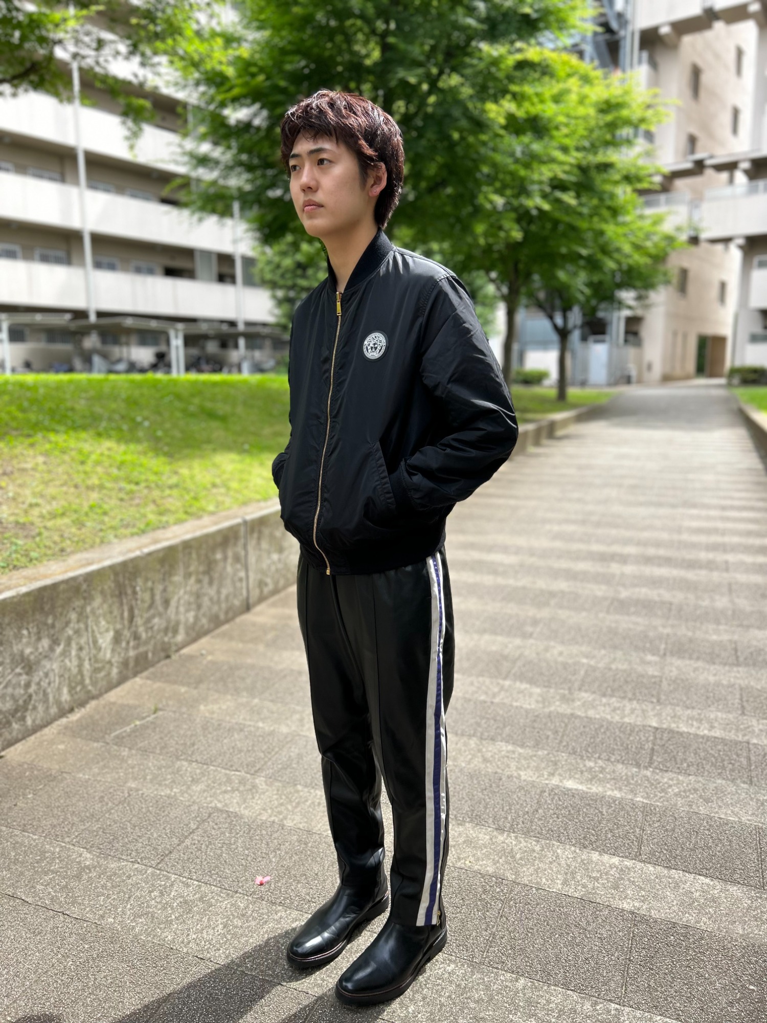 VERSACE/ヴェルサーチ】より総柄リバーシブルブルゾンが買取入荷しま