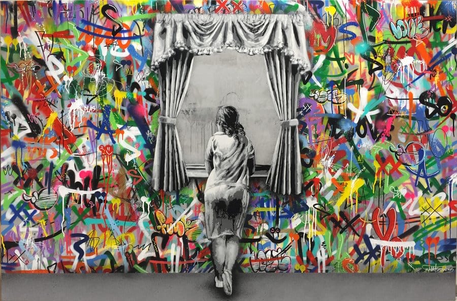 Stencil Art That Blends Graffiti and Decay by Martin Whatson