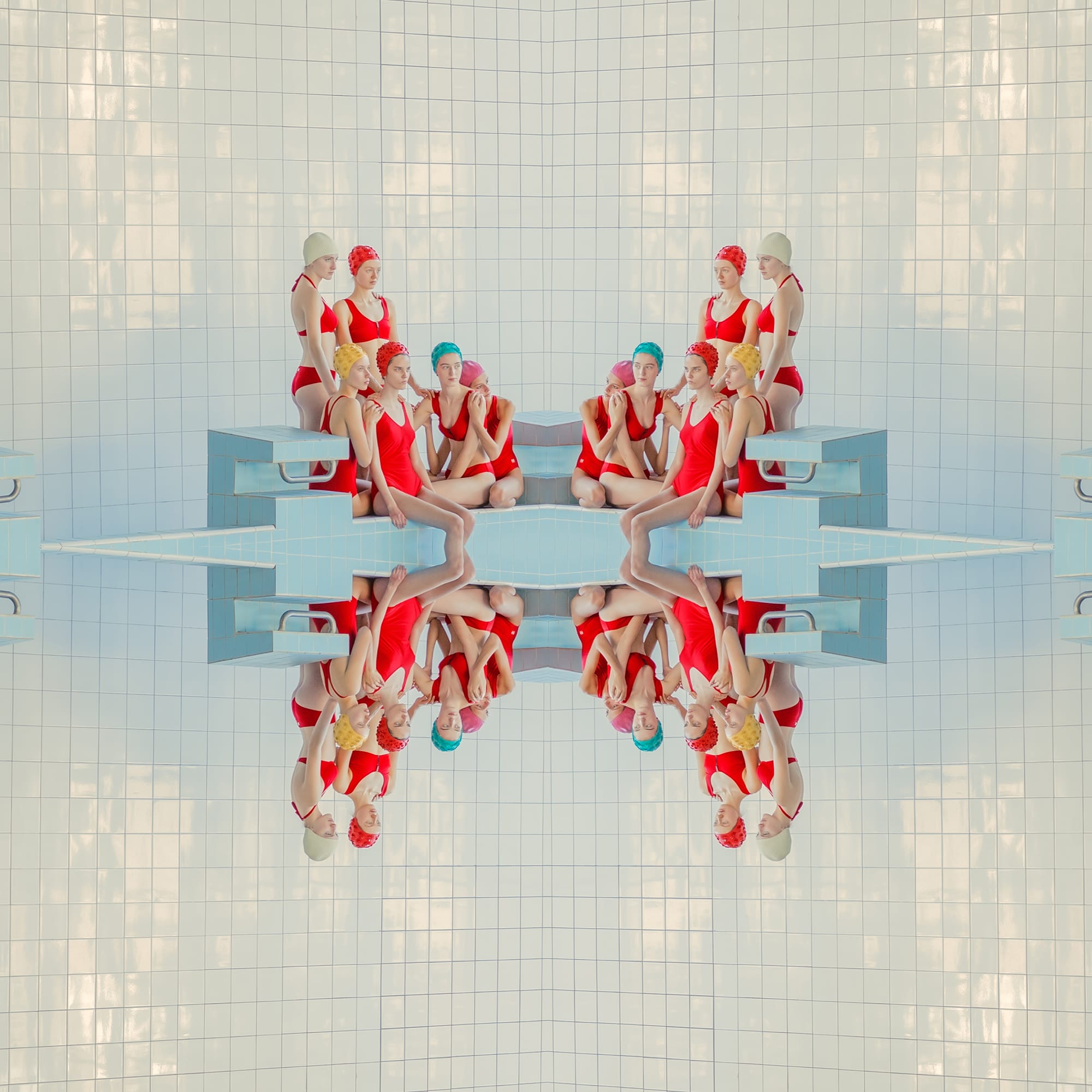 Synchronistic Images Captured in Soviet Era Swimming Pools by