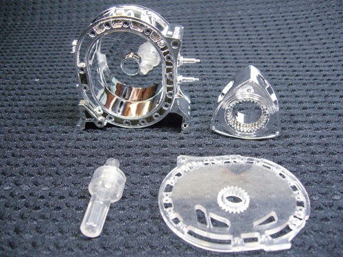 1/5 エンジンモデル 2 ロータリースピリッﾄMSP2 メッキ仕様