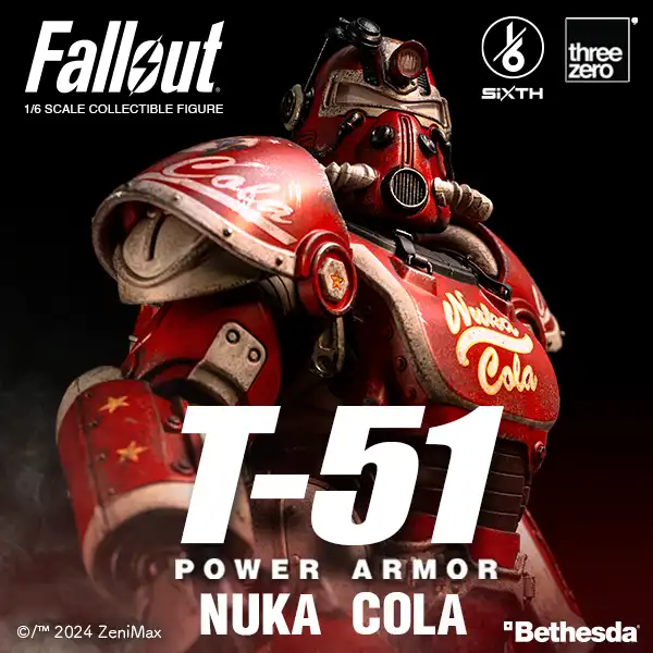 フォールアウト1/6 T-51 ヌカコーラ・パワーアーマー – threezero store