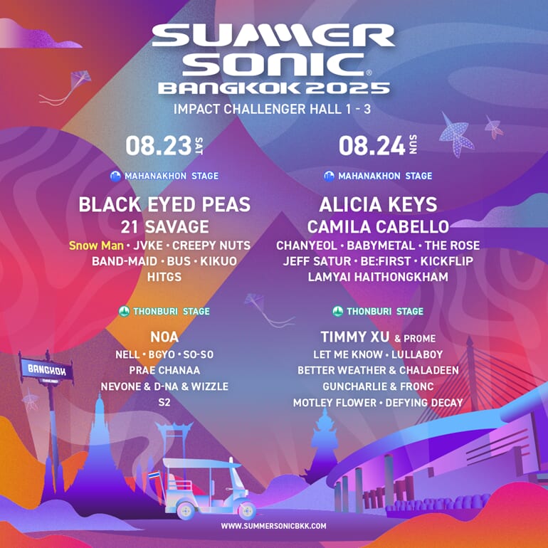 サマーソニック・バンコク 2025 | 【公式】タイ国政府観光庁