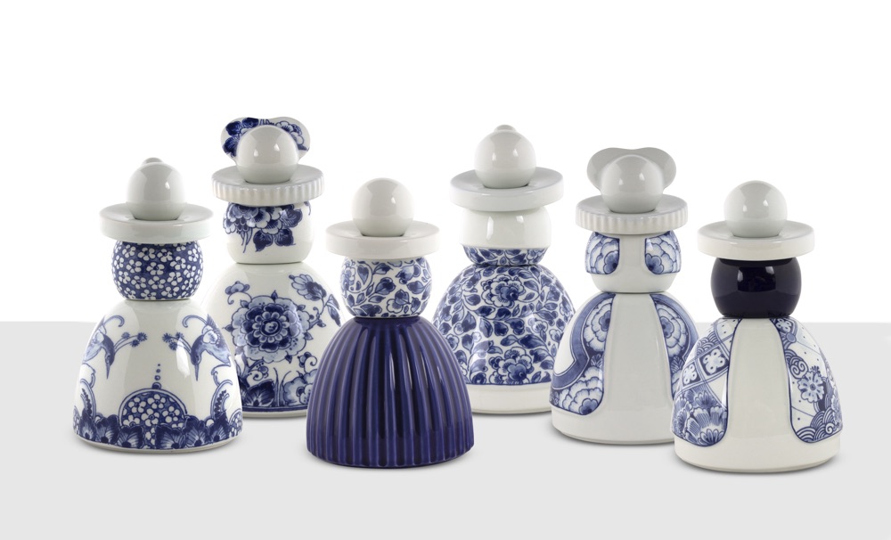 Royal Delft Proud Mary figurine 2 Classic Flowers - The Cushion Shop