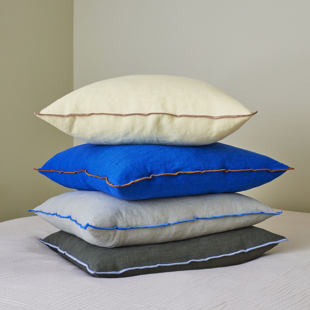 HAY Outline Cushion lemon sorbet - The Cushion Shop