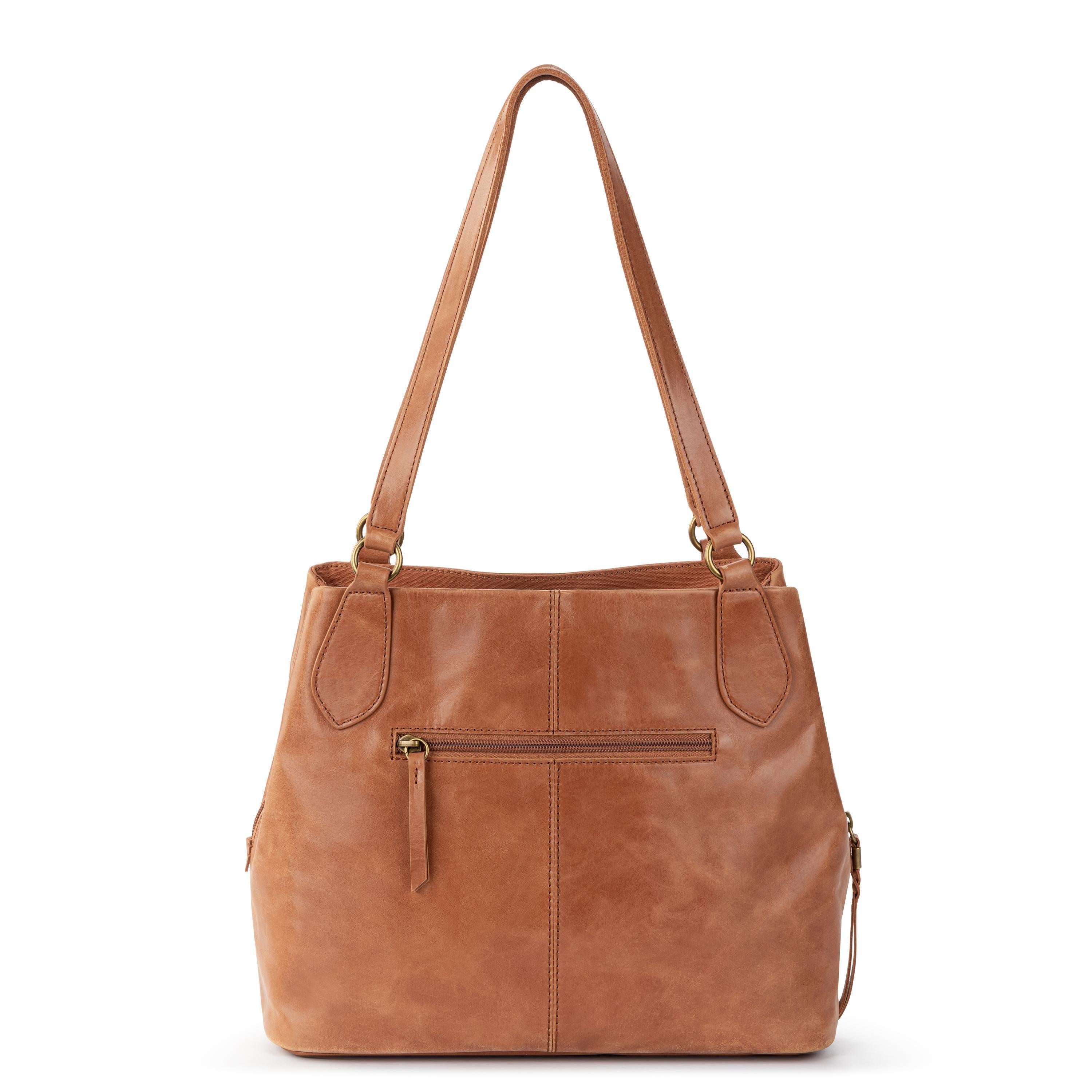 Melrose Satchel Bag in Tobacco Floral Embossed Leather – The Sak