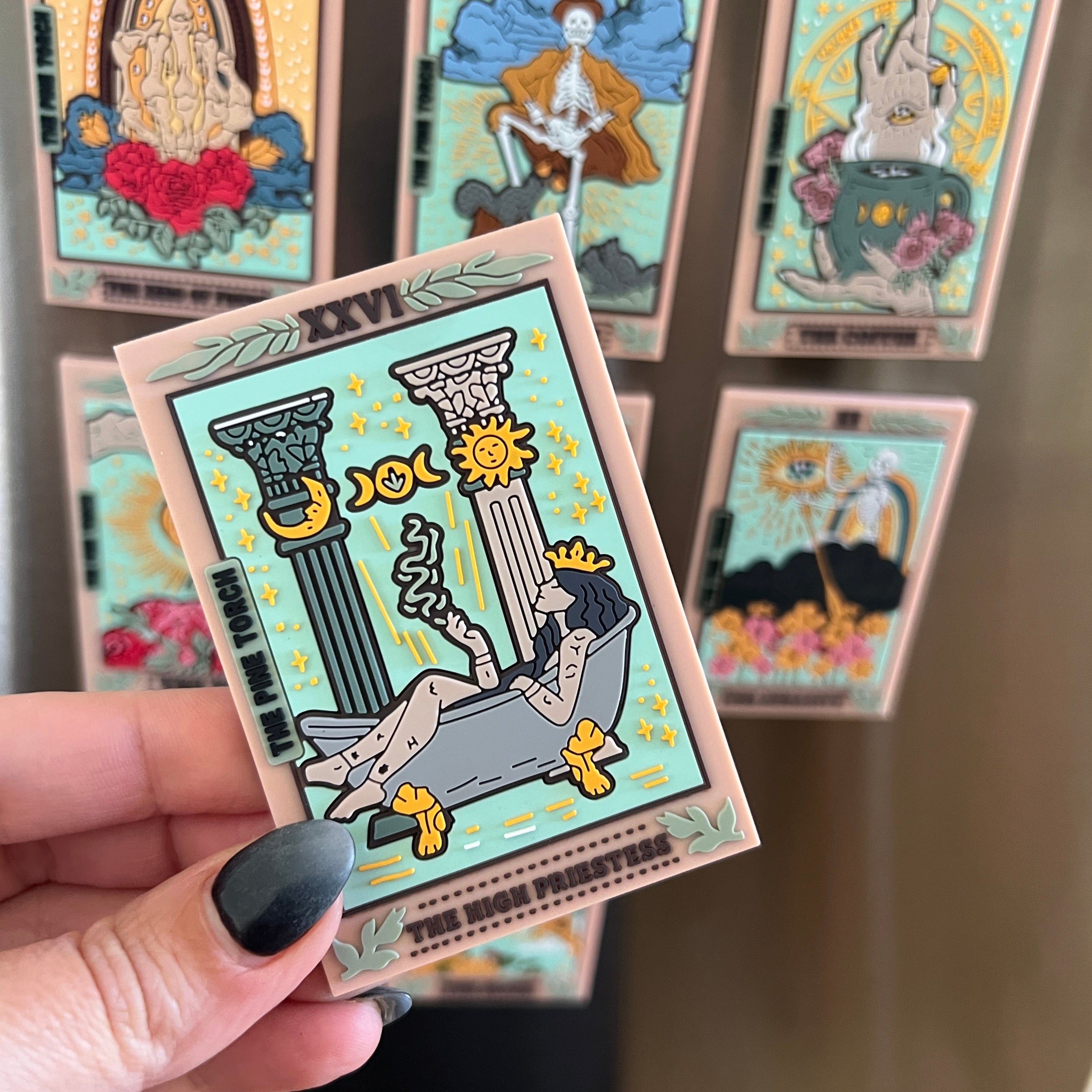 HIGH PRIESTESS TAROT « SOFT RUBBER 3D MAGNET » | The Pine Torch