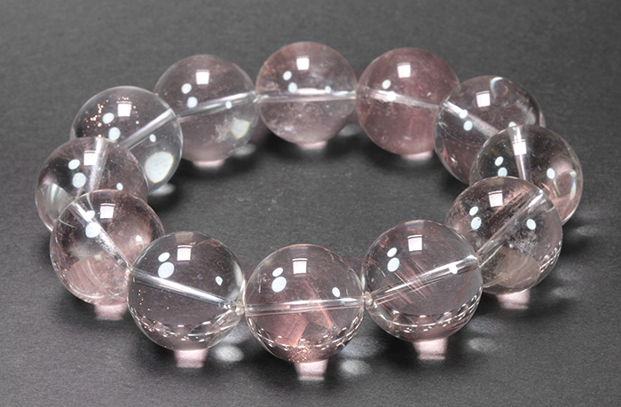 珍品!大特価☆ピンクエンジェルラダーAAAの22mmブレスレット